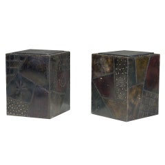 cube tables model PE-20, pair by Paul Evans
