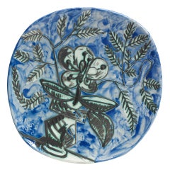 Vase with Bunch Plate by Pablo Picasso