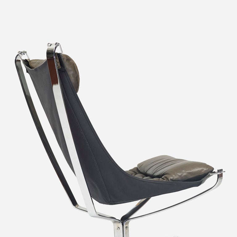 Late 20th Century Falcon chair by Sigurd Ressell