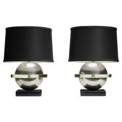 Table Lamps, Pair By Maison Desny