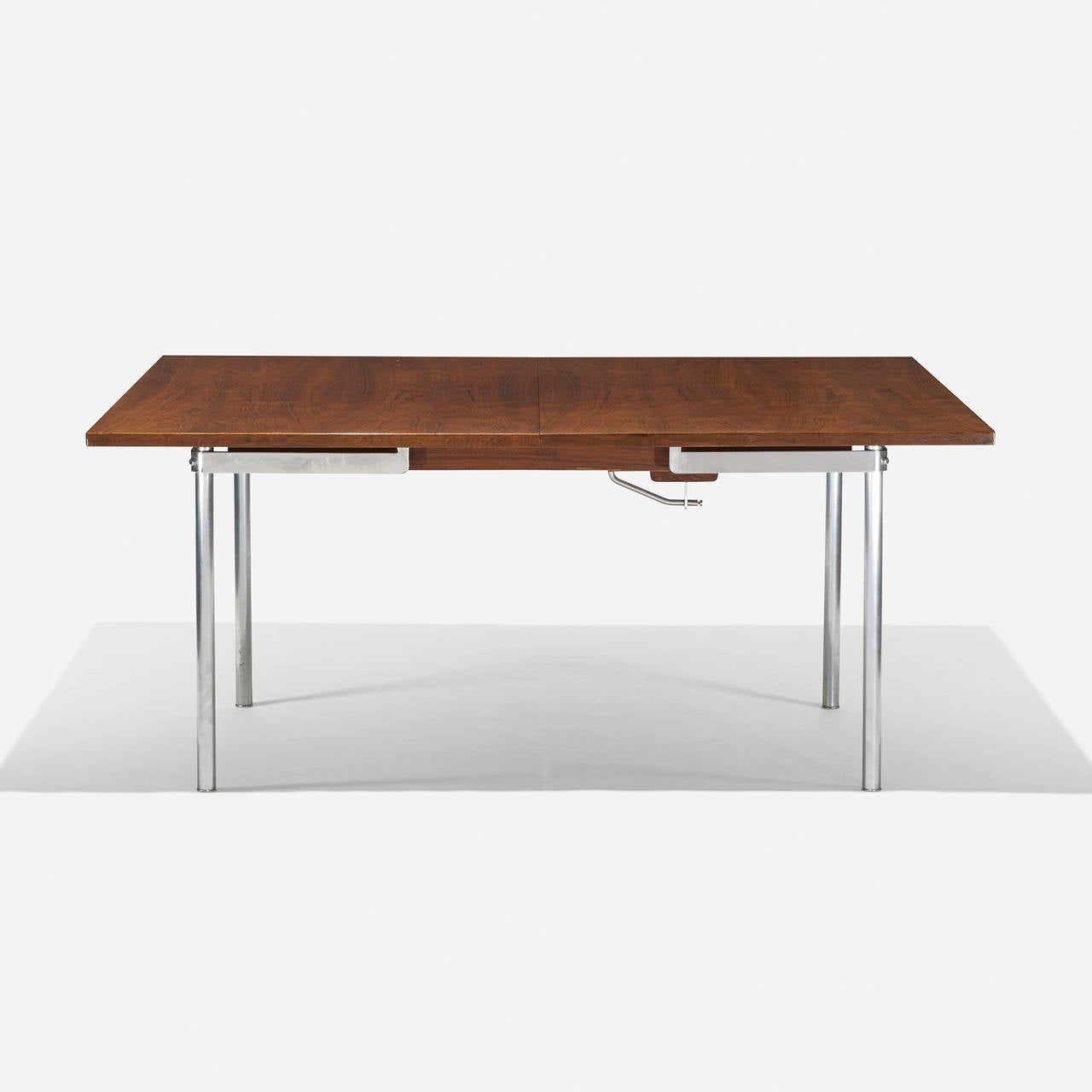 Plated Extension Dining Table, Model AT321 by Hans Wegner for Andreas Tuck