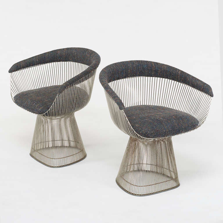 American Dining Chairs, Set Of Four By Warren Platner