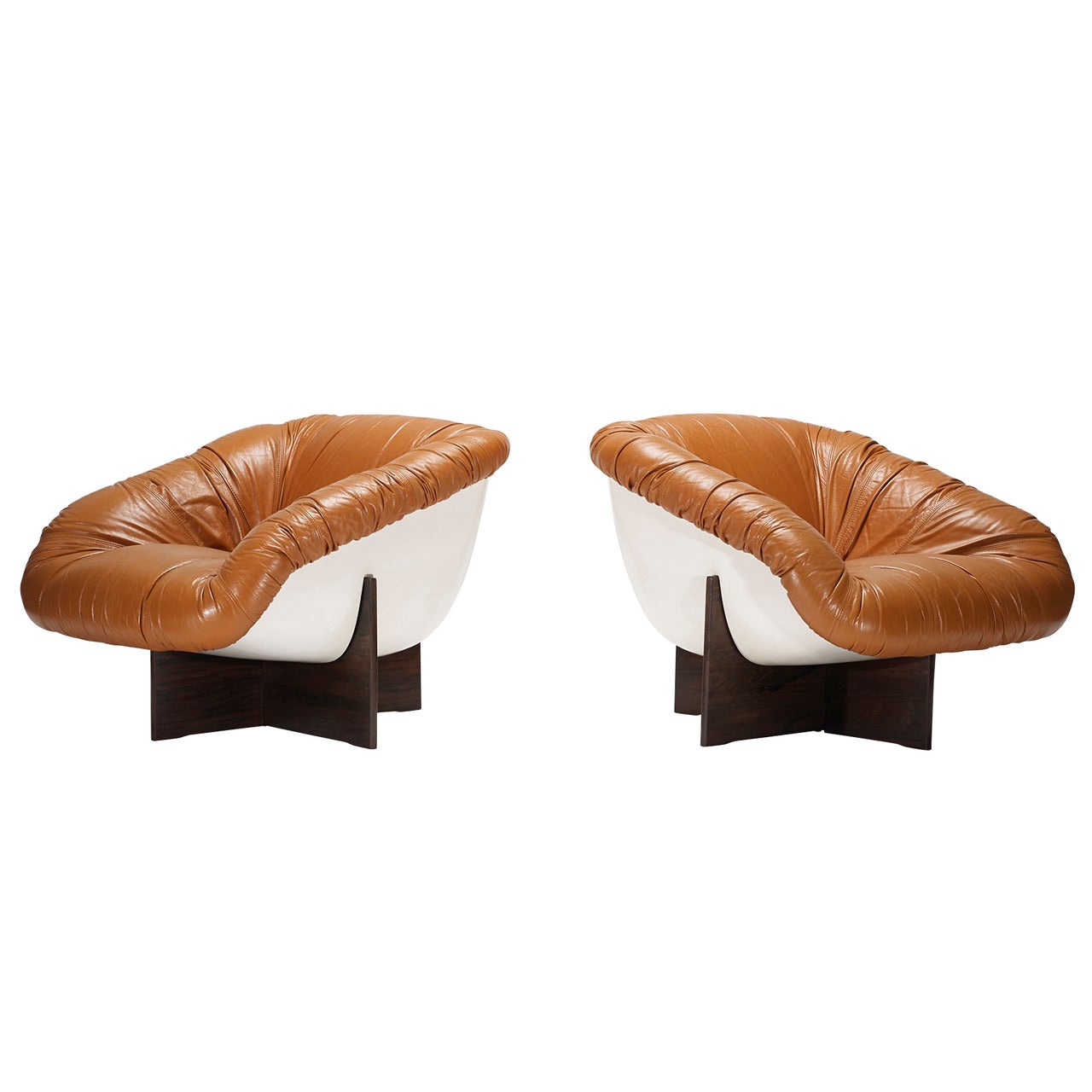 Lounge Chairs, Pair By Percival Lafer