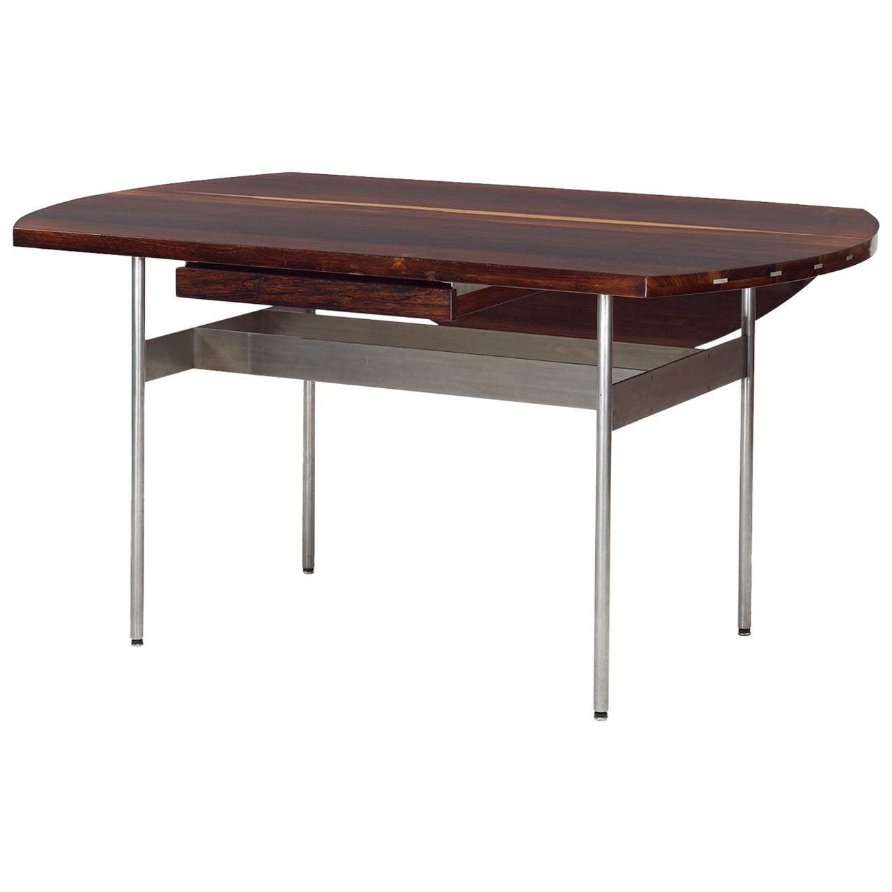 Modern Custom Drop-Leaf Desk For Sale