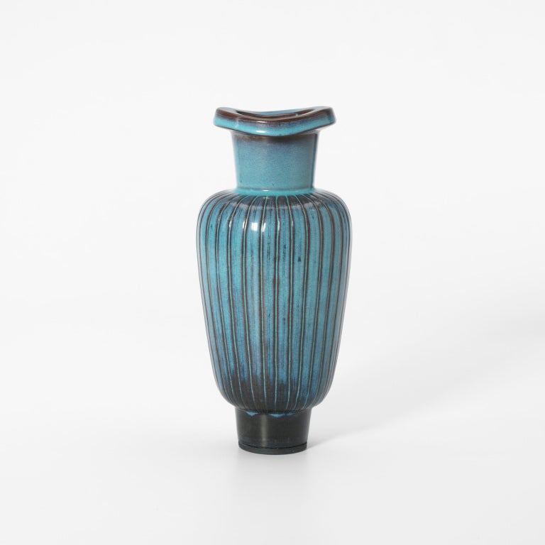 Swedish Farsta Vase by Wilhelm Kage