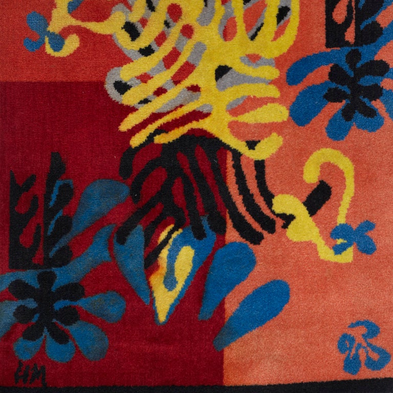French Mimosa carpet by Henri Matisse