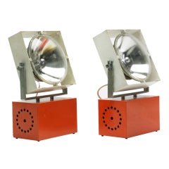 table lamps model 14008, pair by Angelo Lelli