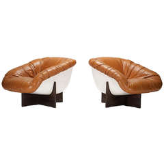 Lounge Chairs, Pair By Percival Lafer