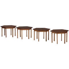 Delineator Occasional Tables, Set of Four by Paul McCobb for Lane Furntiture