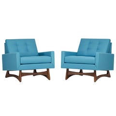Lounge Chairs, Pair by Adrian Pearsall for Craft Associates