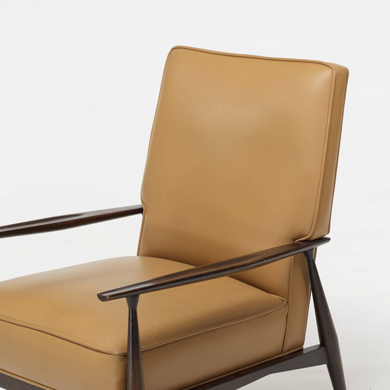 Stained Pair of Lounge Chairs by Paul McCobb for Directional