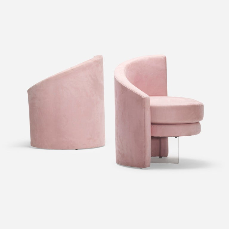 American lounge chairs, pair by Vladimir Kagan