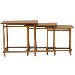 nesting tables model 1639, set of three by T.H. Robsjohn-Gibbings