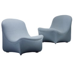 lounge chairs, pair by Pierre Paulin