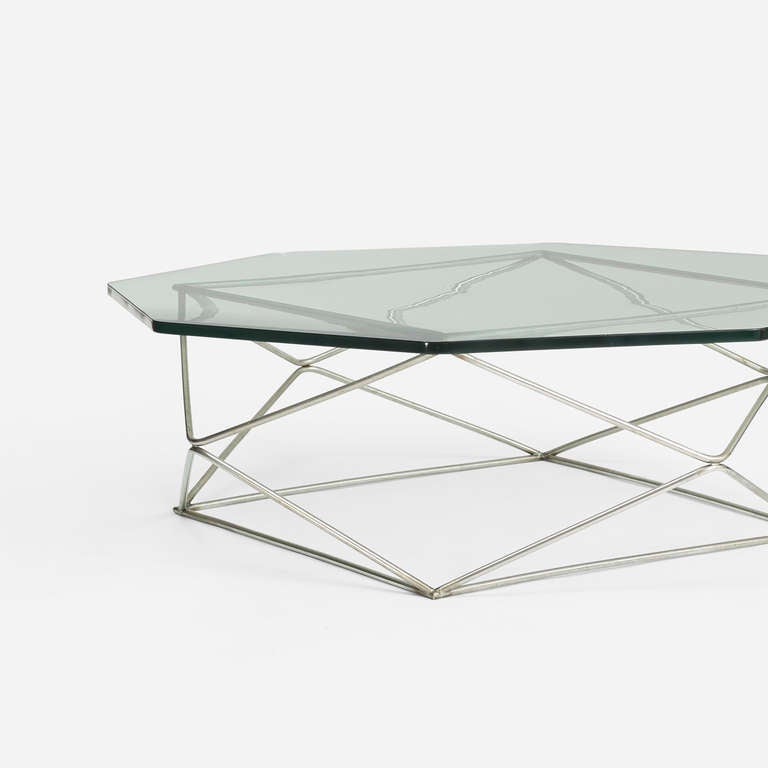 American Coffee Table by Milo Baughman for Directional For Sale