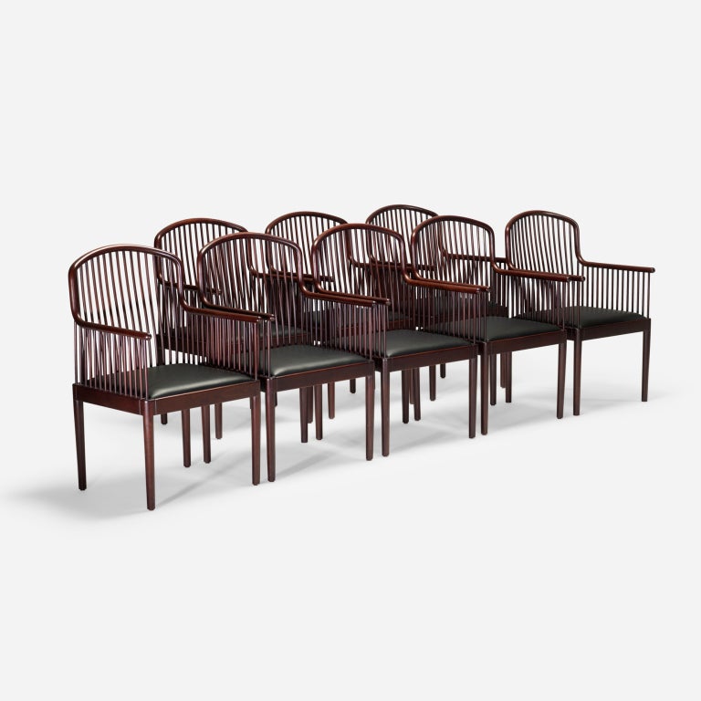 Exeter Chairs, Set of Eight by Davis Allen For Sale at 1stDibs