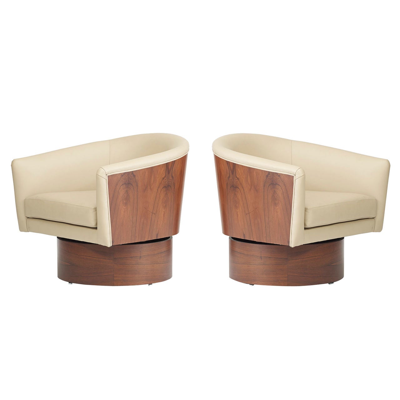 lounge chairs, pair by Milo Baughman for Thayer Coggin