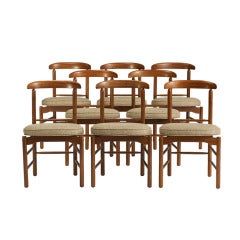 Dining Chairs, Set Of Eight By Greta Magnusson Grossman For Glenn Of California