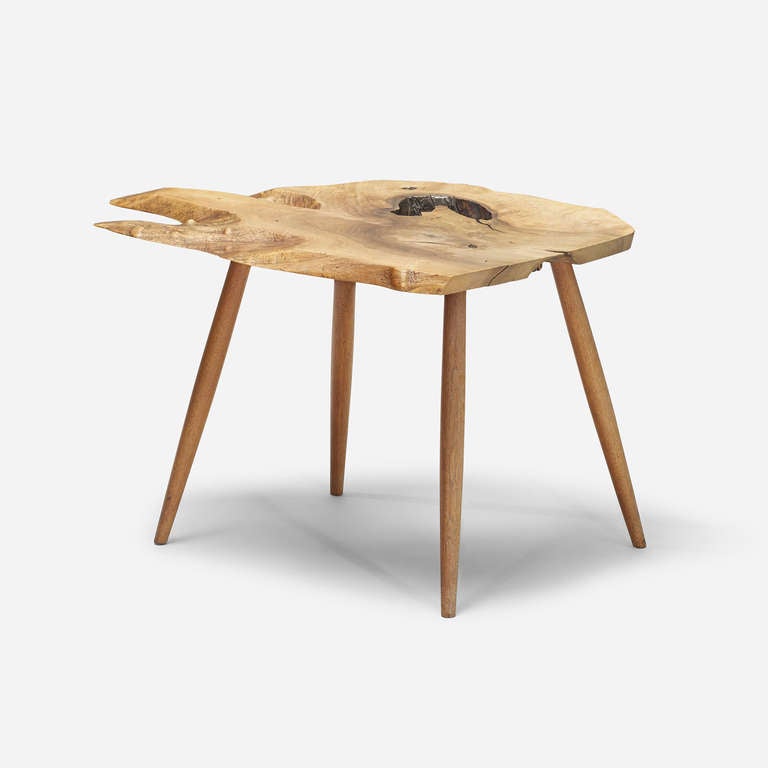 Slab end table by Nakashima at 1stDibs