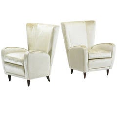 Pair of Lounge Chairs from the Hotel Bristol, Merano by Paolo Buffa