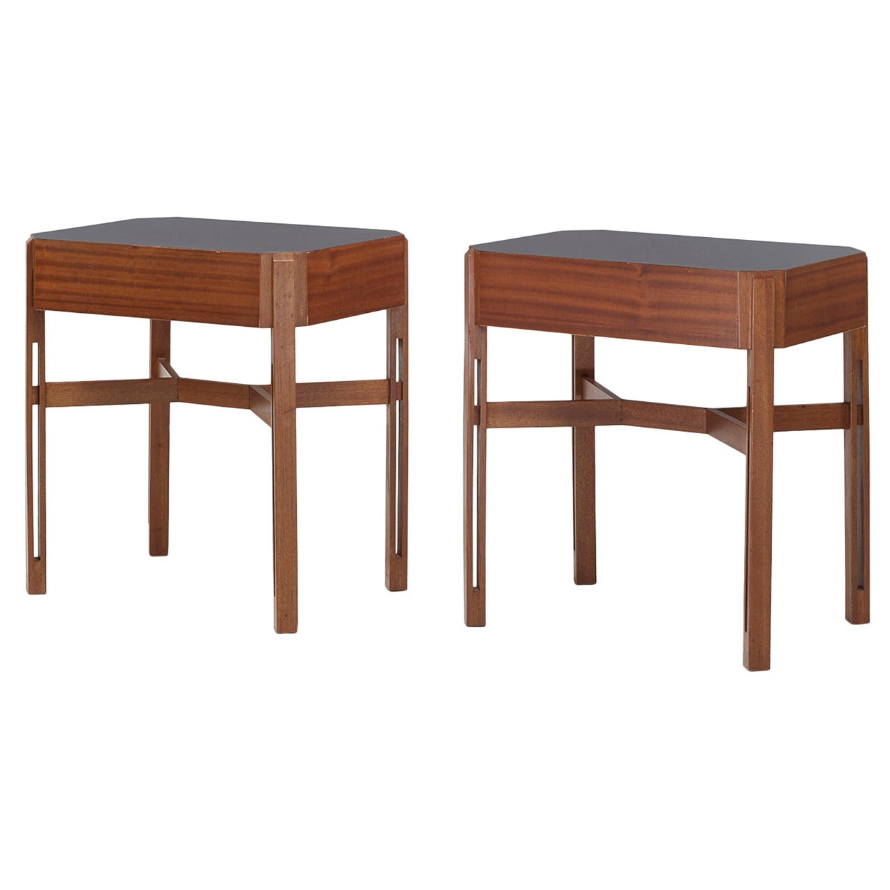 Pair of Nightstands from Hotel Lorena, Grosseto by Ico and Luisa Parisi For Sale