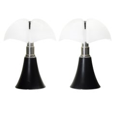 Pipistrello Lamps, Pair By Gae Aulenti