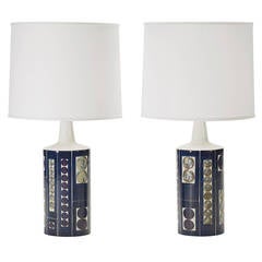 Table Lamps, Pair by Fog & Mørup for Fog & Mørup