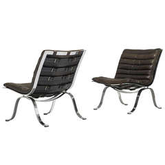 Ariet Lounge Chairs, Pair by Arne Norell for Norell