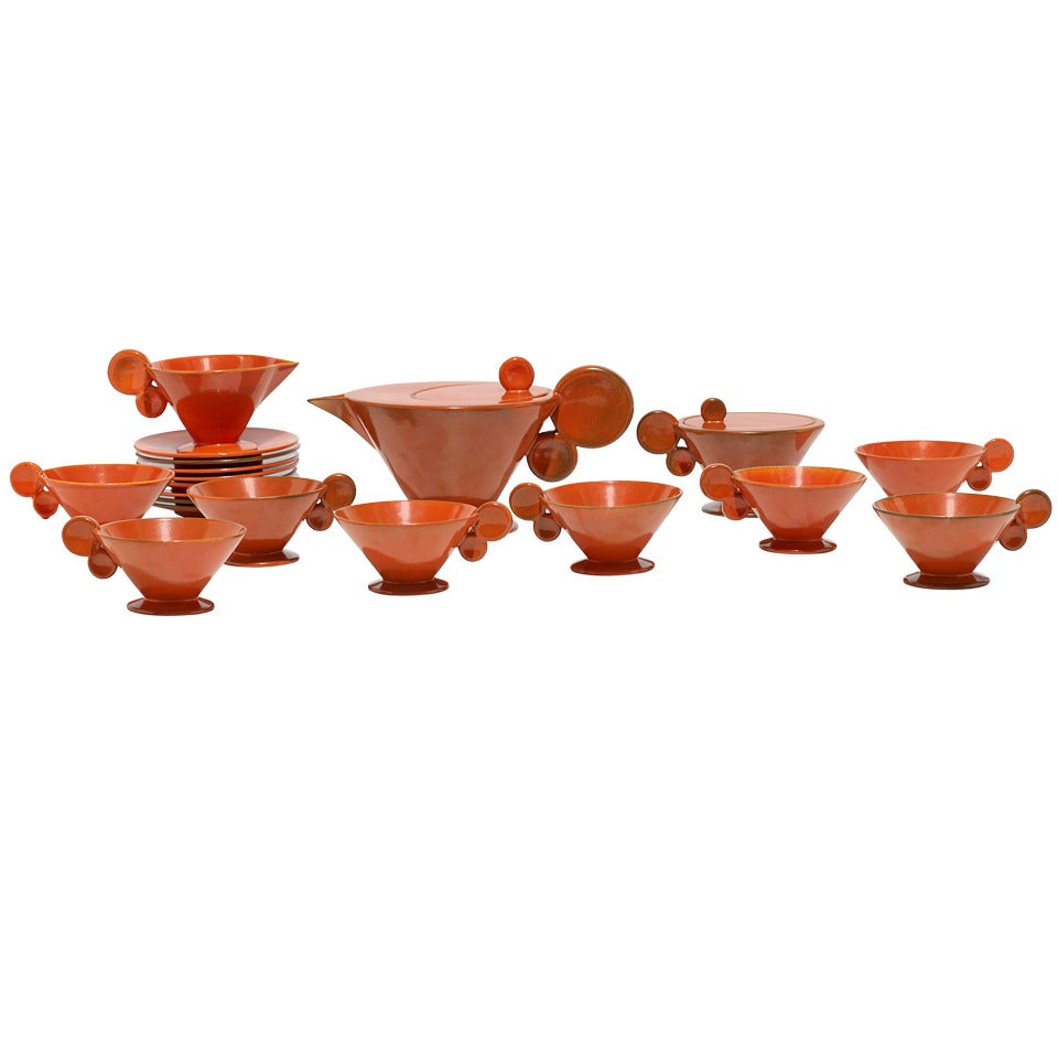 Tea Service by Margarete Heymann-Marks for Haël-Werkstätten