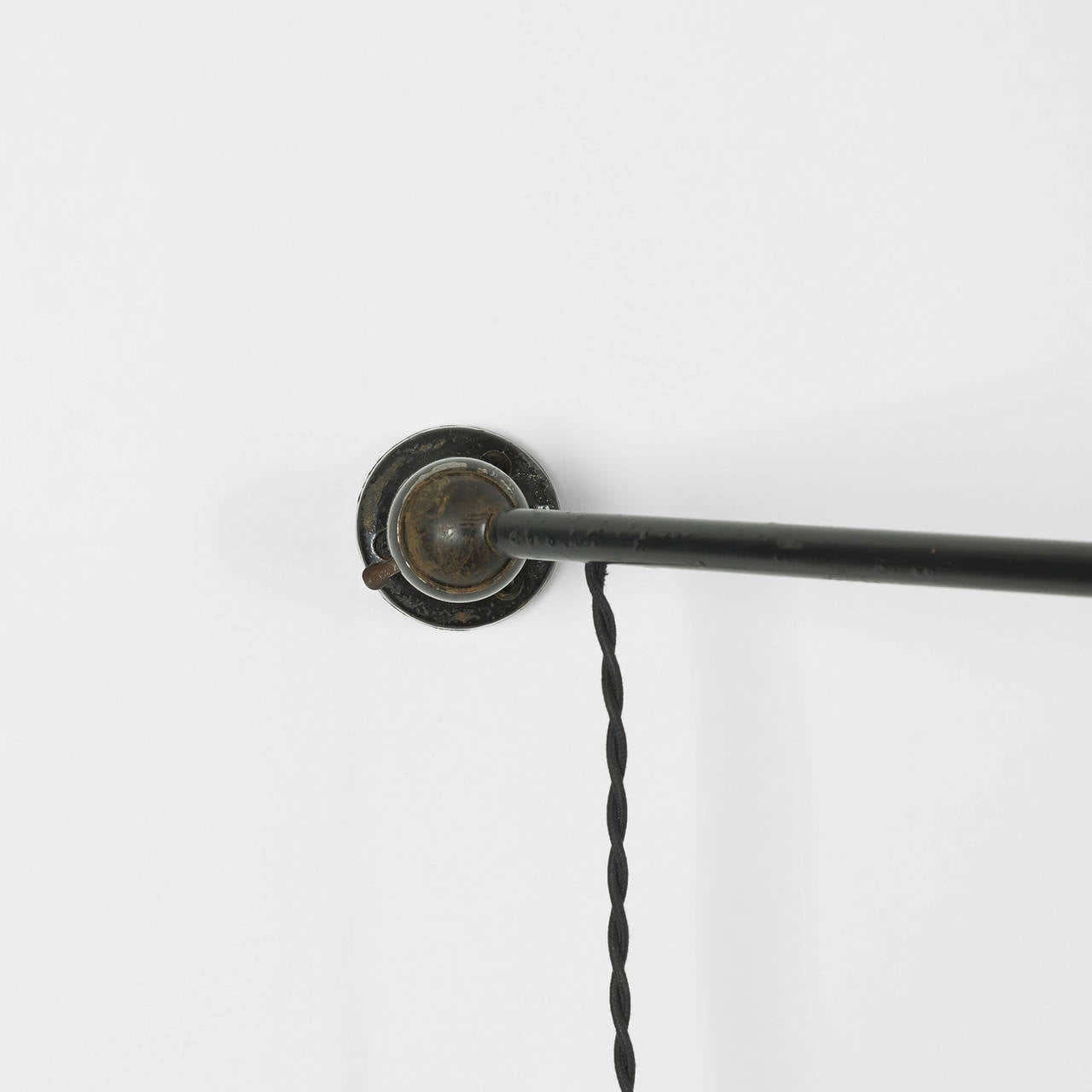 Enameled Hanging Lamp, Model 302 by Bernard-Albin Gras For Sale