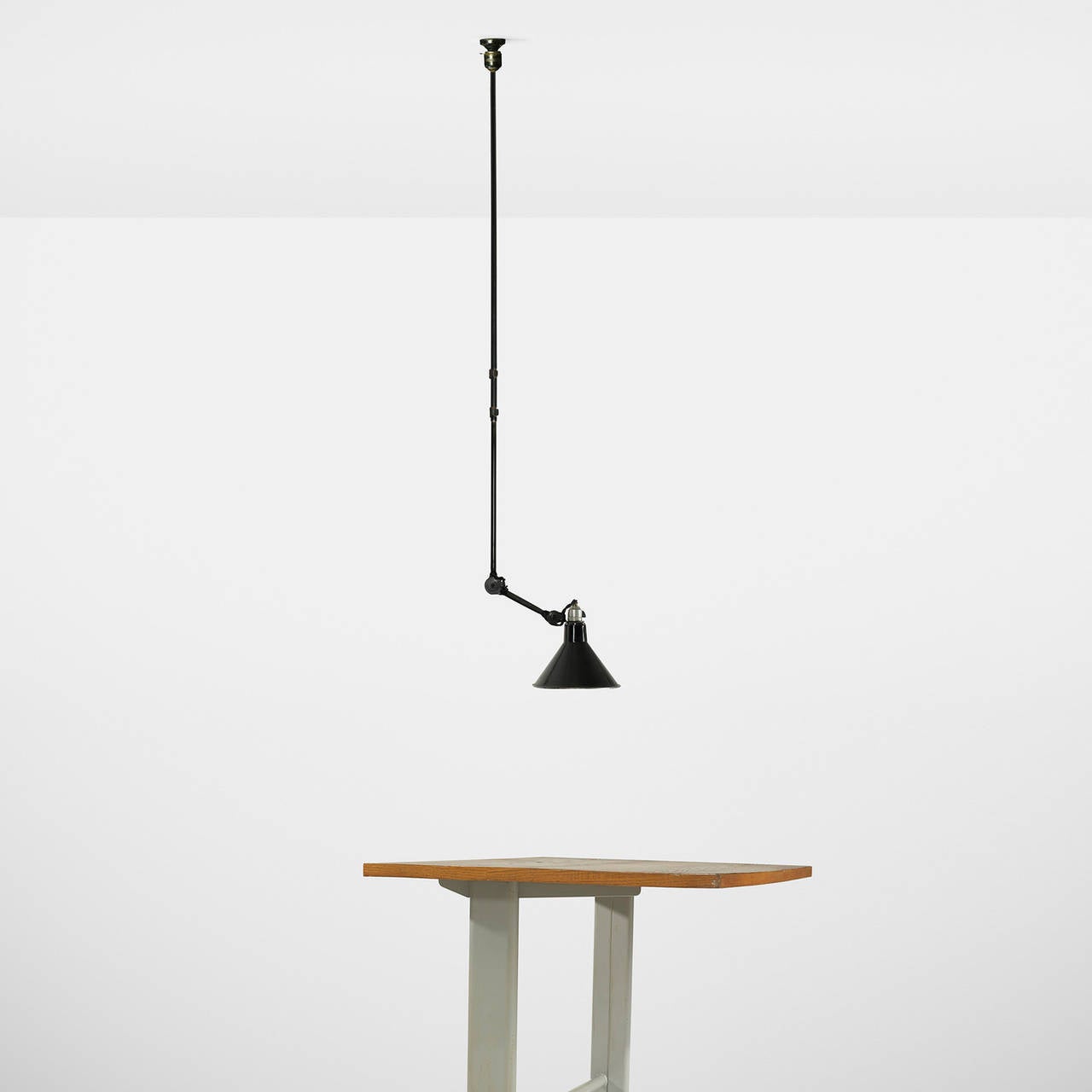 Hanging Lamp, Model 302 by Bernard-Albin Gras In Good Condition For Sale In Chicago, IL