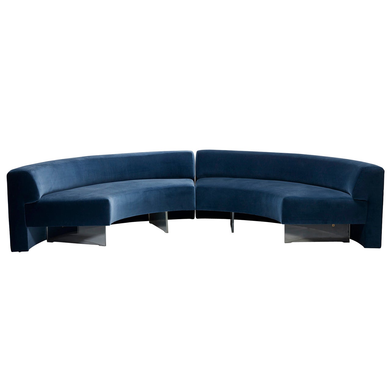 Omnibus Sofas, Pair by Vladimir Kagan for Vladimir Kagan Designs, Inc.