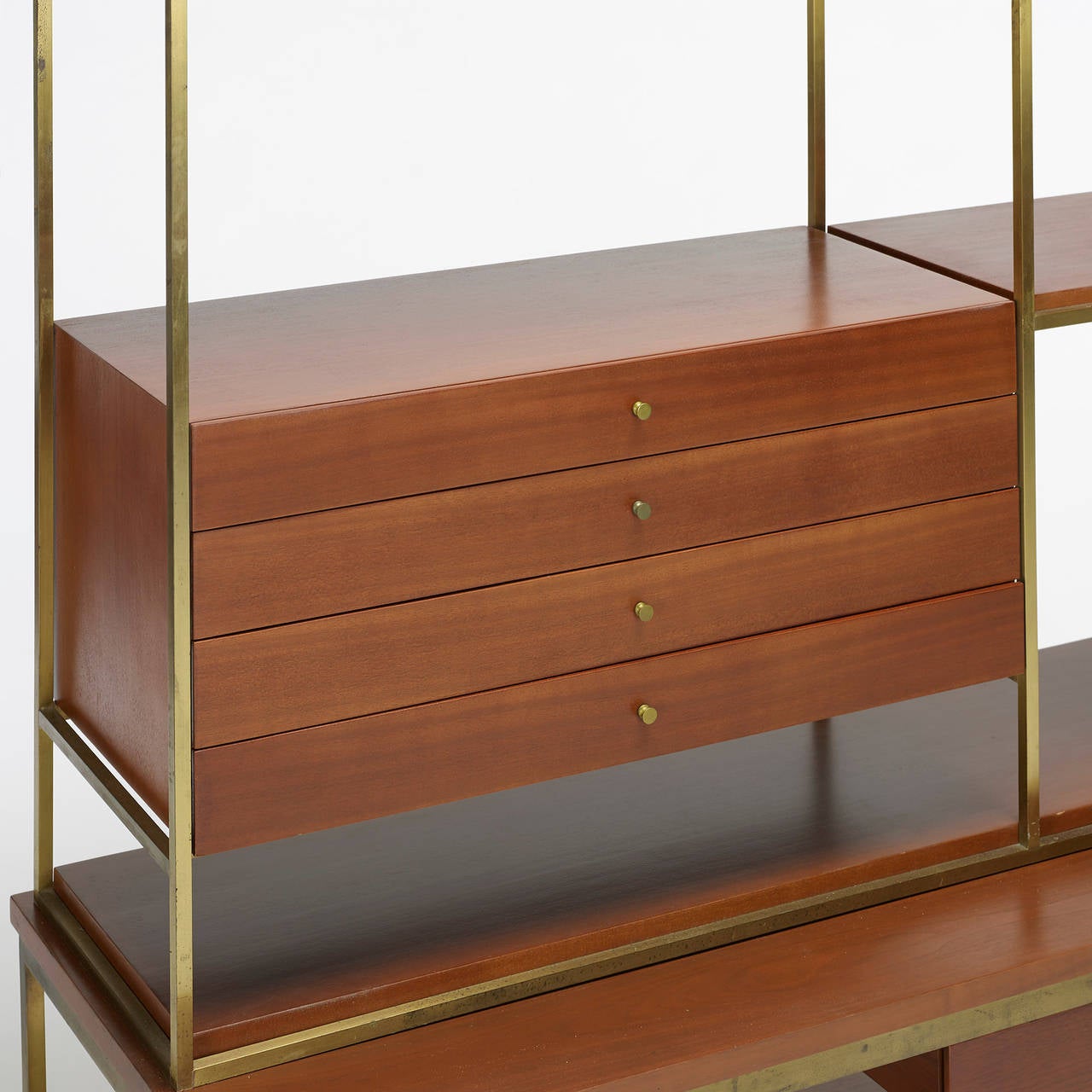 Irwin Collection Shelving Unit by Paul McCobb for Calvin In Good Condition In Chicago, IL