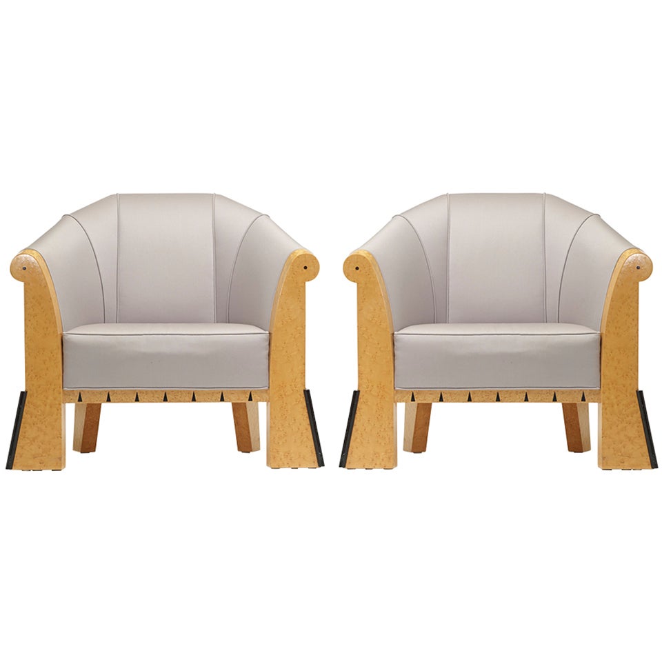 Pair of Lounge Chairs by Michael Graves
