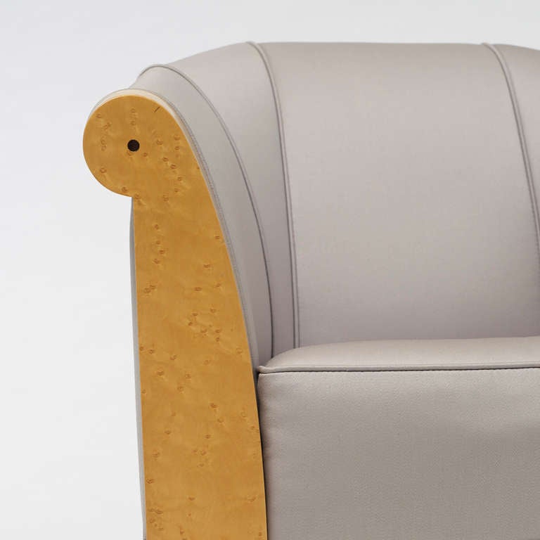 Upholstery Pair of Lounge Chairs by Michael Graves