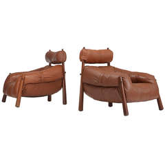 Pair of Lounge Chairs by Percival Lafer for Lafer S.A. Ind. Com.