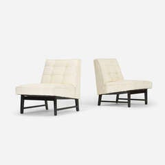 lounge chairs model 127, pair by Edward Wormley for Dunbar