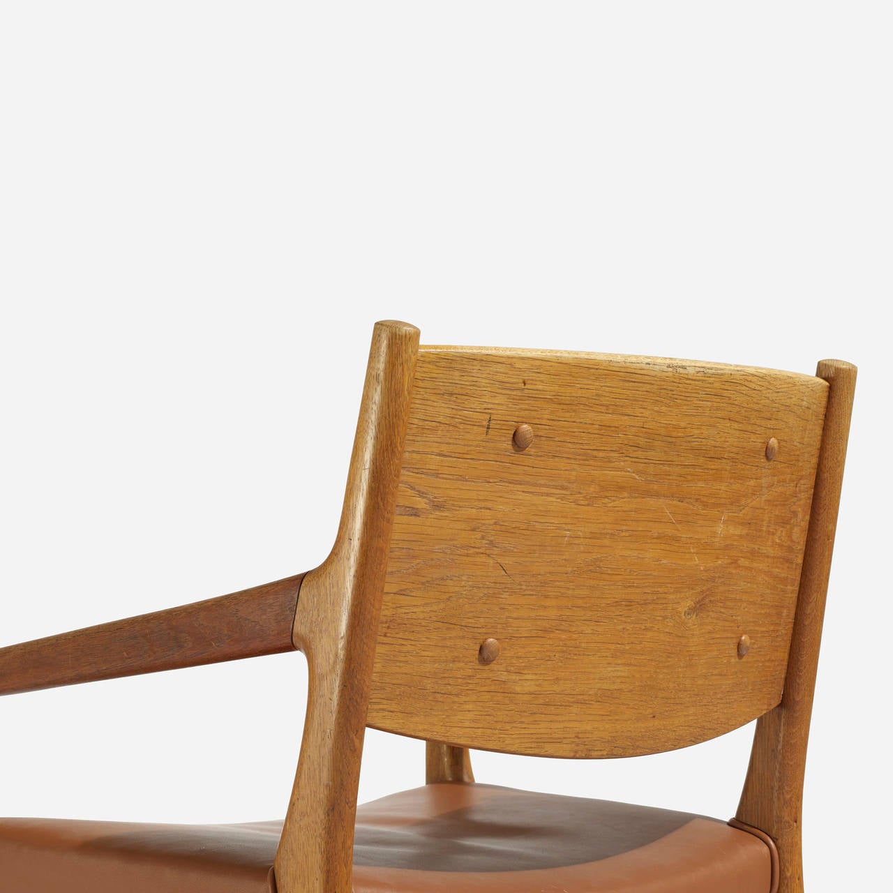 set of six armchairs from Magasin du Nord by Hans Wegner for Johannes Hansen In Good Condition For Sale In Chicago, IL