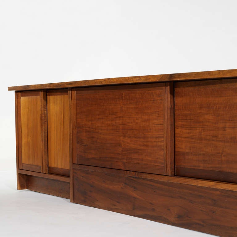 American Queen-Sized Conoid Headboard by George Nakashima