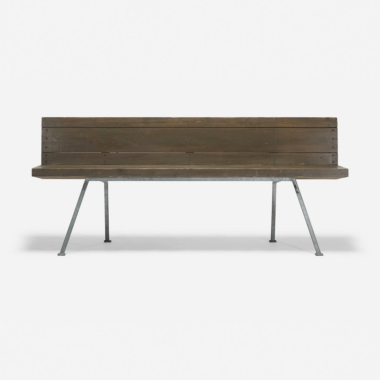 This bench, from the monastery he designed in Vaals, reveals van der Laan’s subtle, Minimalist aesthetic.

Provenance: Abbey Vaals, The Netherlands | Private collection.