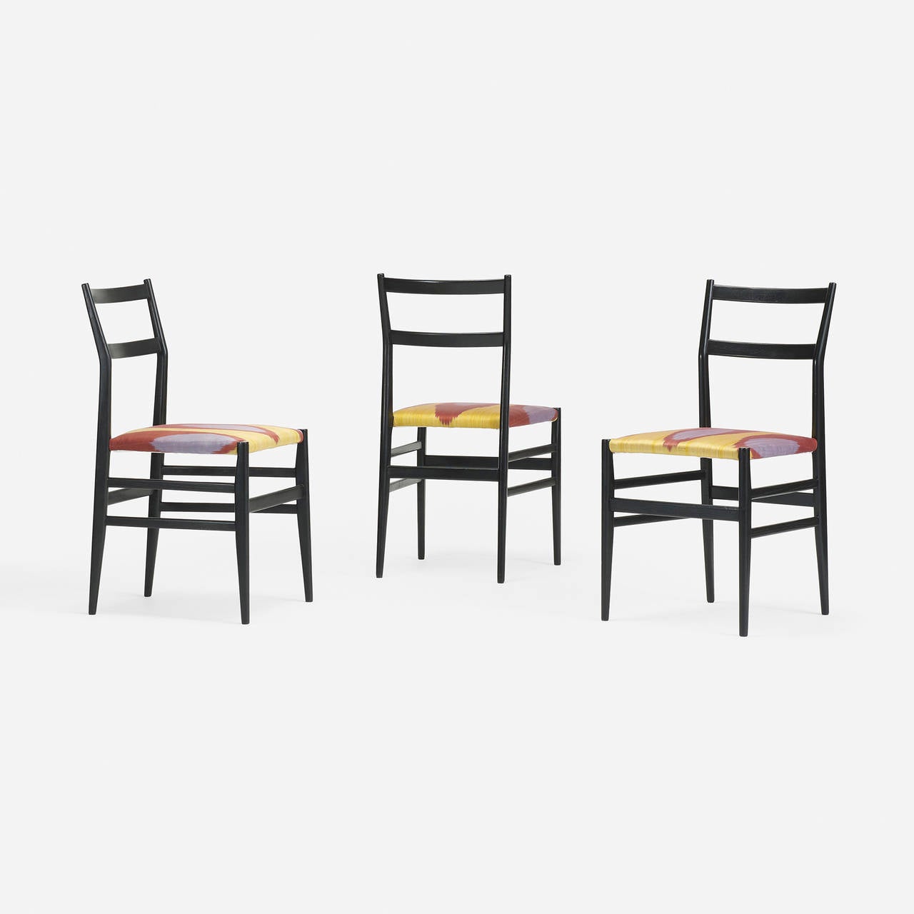 Italian Leggera Chairs, Set of Six by Gio Ponti for Cassina