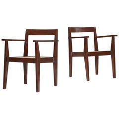 Pair of Demountable Armchairs from Chandigarh by Pierre Jeanneret