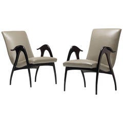 Pair of Lounge Chairs, by Malatesta & Mason