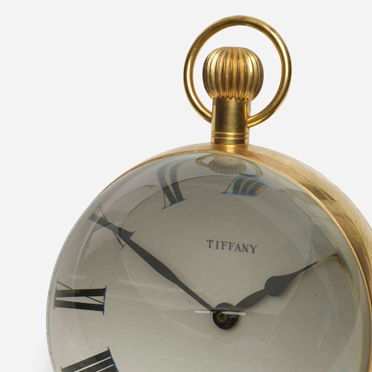 Modern Oversized 8 Day Travel Clock By Tiffany & Co.