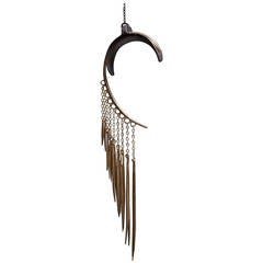 Ear Cuff with Angled Fringe by Lindsey Adelman