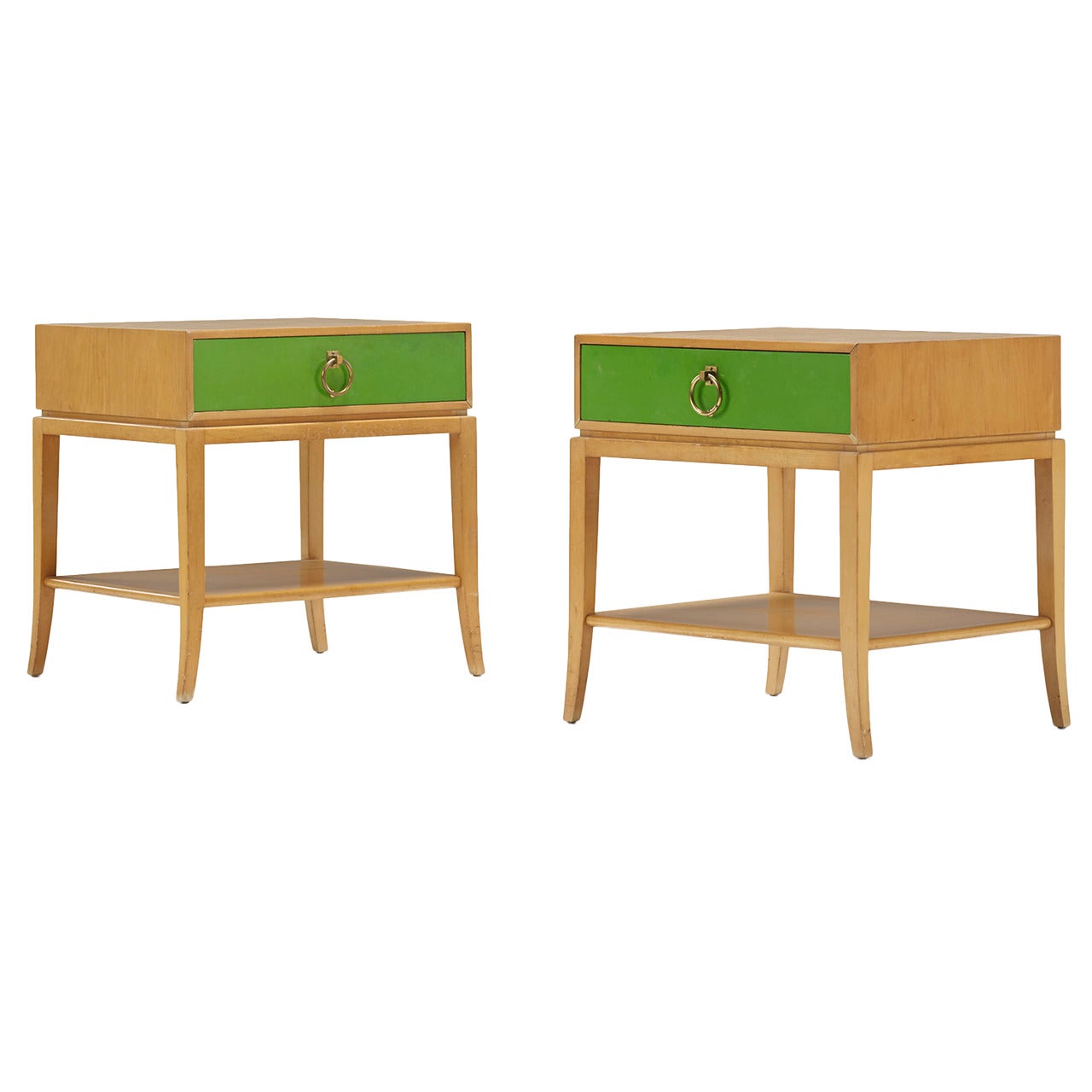Pair of Nightstands by Tommi Parzinger for Parzinger Originals For Sale
