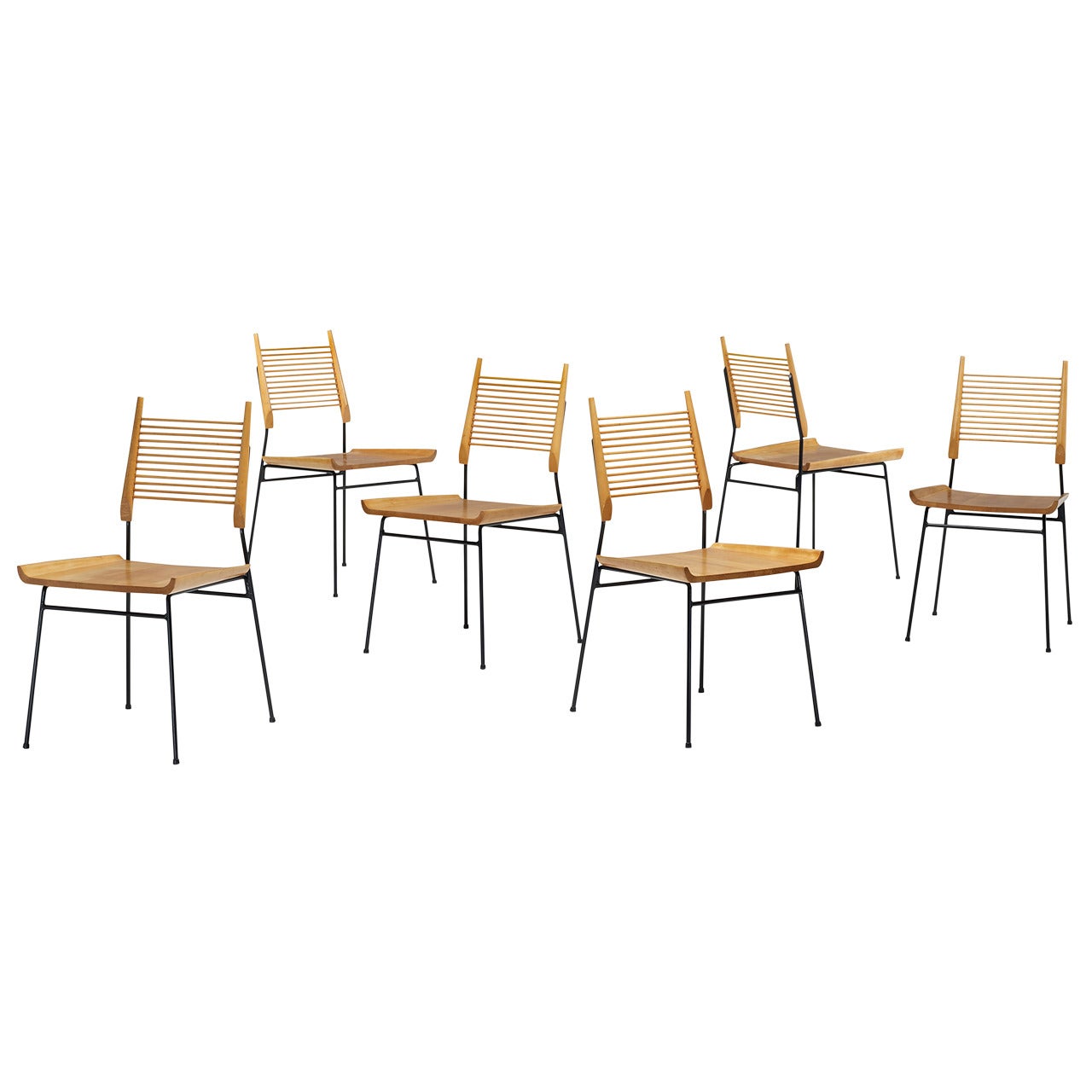 Planner Group Dining Chairs, Set of Six by Paul McCobb for Winchendon