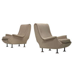 Regent Lounge Chairs, Pair by Marco Zanuso