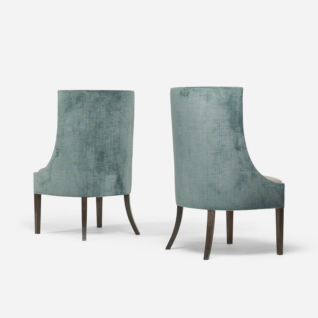 La Gondola chairs, pair by Chahan Minassian.