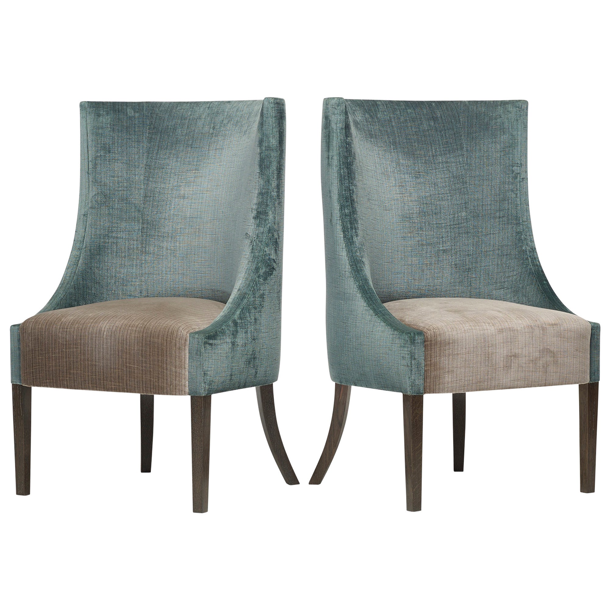 La Gondola Chairs, Pair by Chahan Minassian For Sale